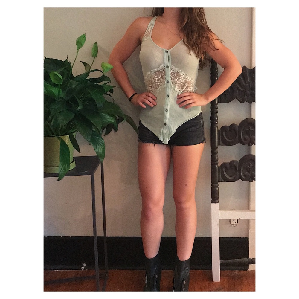 nashville boutique lace racerback tank